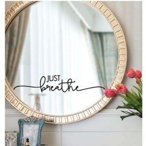 COPY - “Just Breathe" Wall Sticker